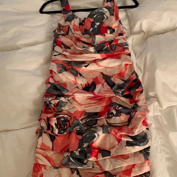 Floral multi color dress size 2 - Picture 2 of 4